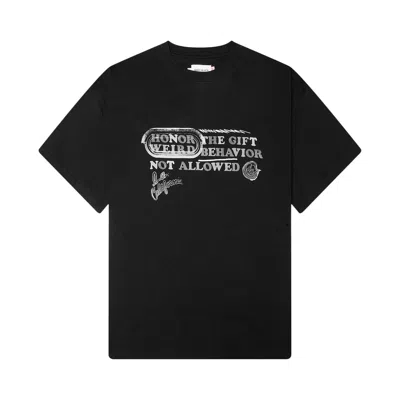 Pre-owned Honor The Gift Weird Behavior Short-sleeve Tee 'black' | Men's Size Xl