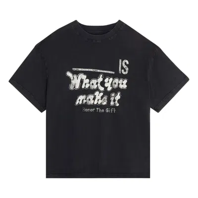 Pre-owned Honor The Gift What You Make It Tee 'black' | Men's Size L