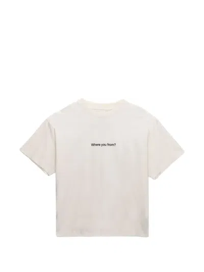 Honor The Gift Where You From Tee Slogan T-shirt In Neutral
