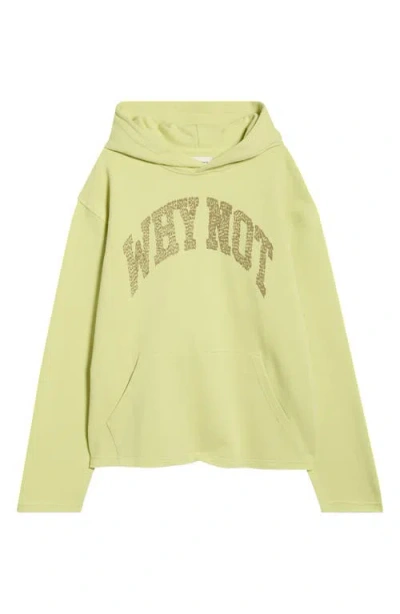 Honor The Gift Why Not Graphic Hoodie In Green