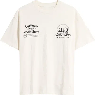 Honor The Gift Workshop Graphic T-shirt In White