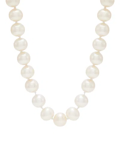 Honora White Cultured Freshwater Pearl (7-8mm) Necklace In 14k Yellow Gold