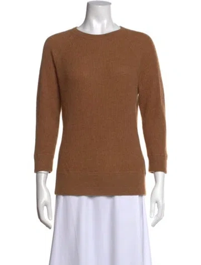 Pre-owned Honorine Cashmere Crew Neck Sweater W/ Tags In Brown