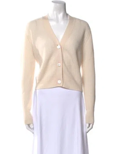 Pre-owned Honorine Cashmere V-neck Sweater In Neutral