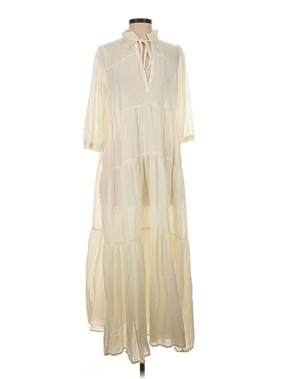 Pre-owned Honorine Casual Dress In Ivory