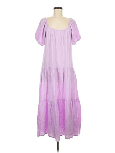 Pre-owned Honorine Casual Dress In Purple