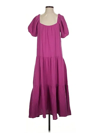 Pre-owned Honorine Casual Dress In Purple