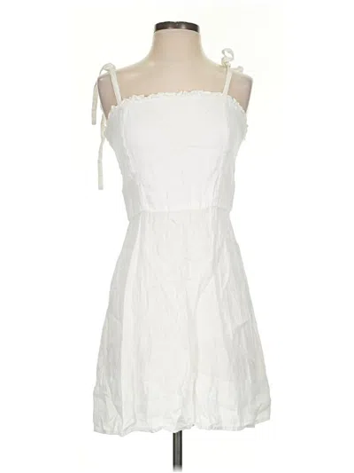 Pre-owned Honorine Casual Dress In White