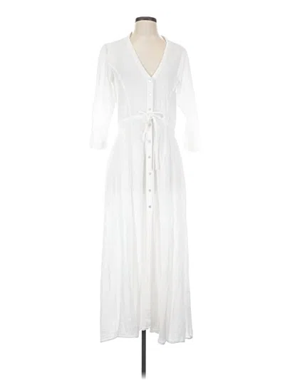 Pre-owned Honorine Casual Dress In White
