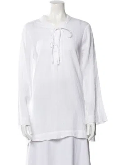 Pre-owned Honorine Cover-up In White