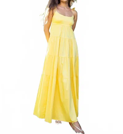 Honorine Haven Dress In Soleil In Yellow