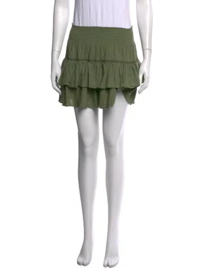 Pre-owned Honorine Mini Skirt In Green
