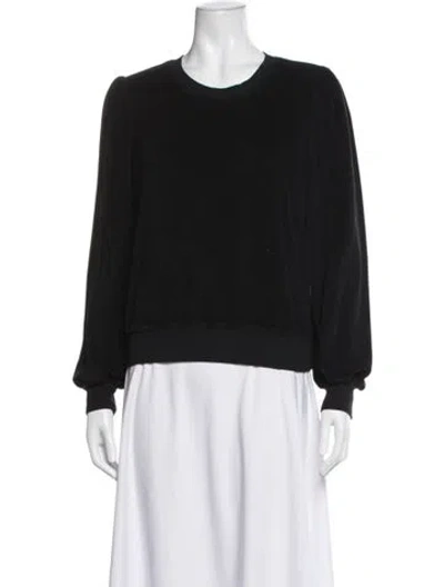 Pre-owned Honorine Ruffle Embellishment Pajamas In Black