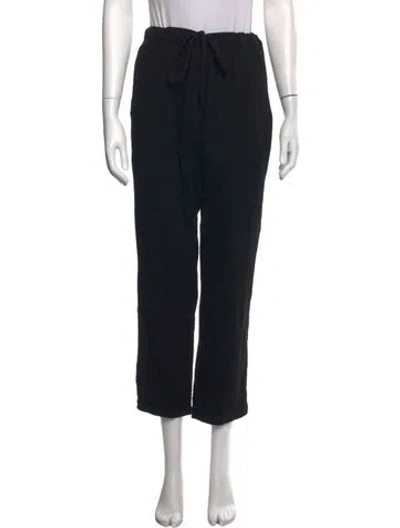 Pre-owned Honorine Straight Leg Pants In Black