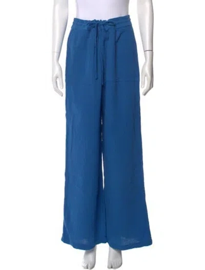 Pre-owned Honorine Wide Leg Pants In Blue