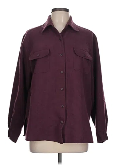 Pre-owned Honors Fleece Jacket In Burgundy
