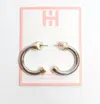 Hoo Hoops Women's Mini Two Tone Hoops In Silver/gold In Silver