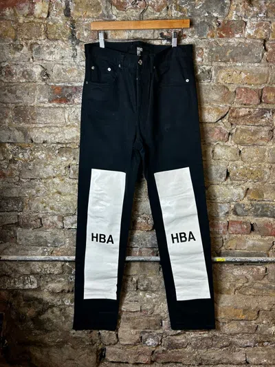 Pre-owned Hood By Air Denim Jeans Size 34 In Black