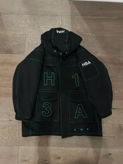 Pre-owned Hood By Air H13a Parka Jacket In Black