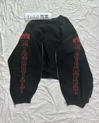 Pre-owned Hood By Air Hba 16fw Pilgrim Age Double Layered Long Sleeve In Black