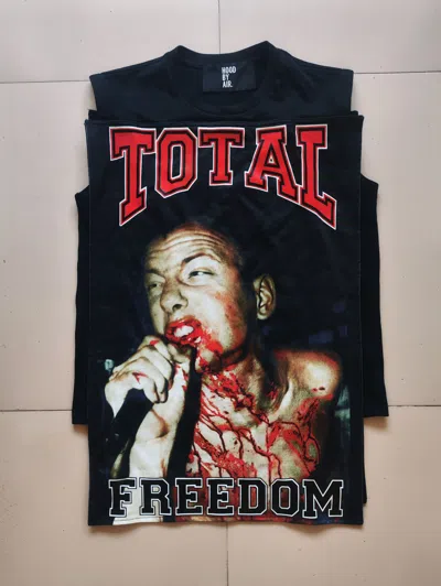 Pre-owned Hood By Air Hba Archive Total Freedom Tank In Black