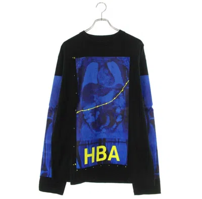 Pre-owned Hood By Air Hba  Long Sleeve Tee Size M In Black