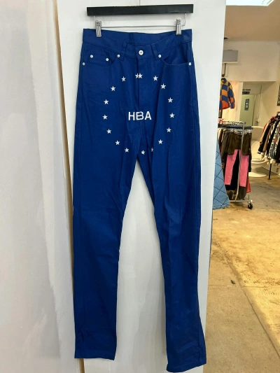 Pre-owned Hood By Air Hba ‘veteran' Star Jeans In Blue