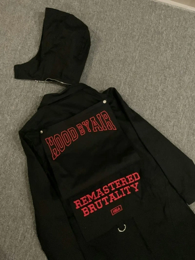 Pre-owned Hood By Air Remastered Brutality Long Parka In Black