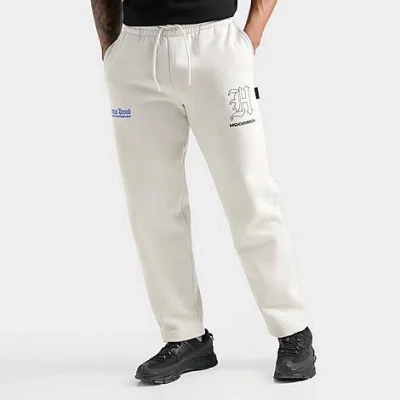 Hoodrich Men's Blaze Graphic Fleece Sweatpants In Grey/black/blue