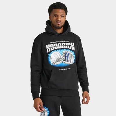 Hoodrich Men's Championship Hoodie In Black/white/deja Vu Blue