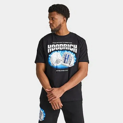 Hoodrich Men's Championship T-shirt In Black/white/deja Blue