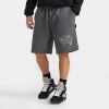 Hoodrich Men's Crown Graphic Fleece Shorts In Asphalt
