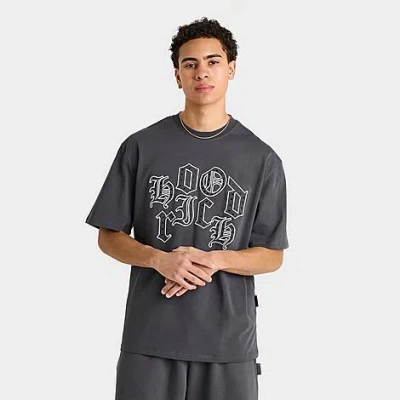 Hoodrich Men's Crown Graphic T-shirt In Asphalt