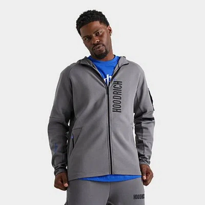 Hoodrich Men's Cycle Full-zip Hoodie In Grey/black/blue