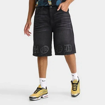 Hoodrich Men's Inkline Denim Jean Shorts In Black