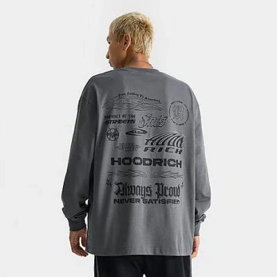 Hoodrich Men's Iron Long-sleeve T-shirt In Gray