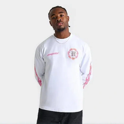 Hoodrich Men's Ironstone Long-sleeve T-shirt In White