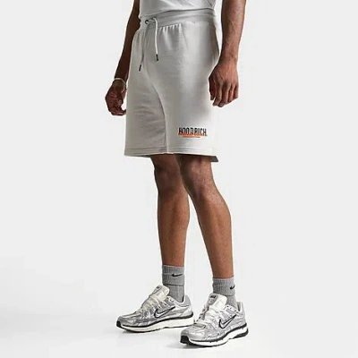 Hoodrich Men's Og Fusion Fleece Shorts In Harbor Mist/black/orange