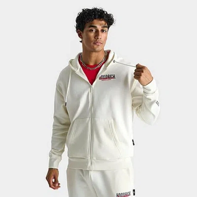 Hoodrich Men's Og Fusion Full-zip Hoodie In Blanc De Blanc/white/lychee
