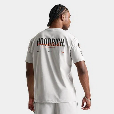 Hoodrich Men's Og Fusion T-shirt Size Xl 100% Cotton In Harbor Mist/black/orange