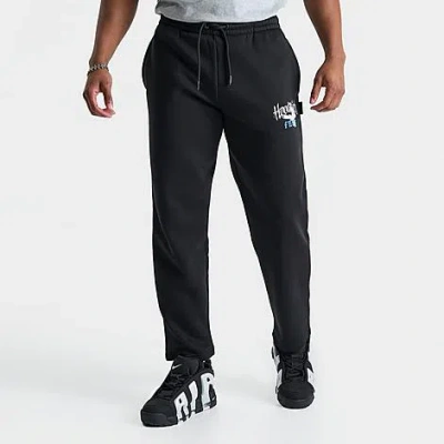 Hoodrich Men's Og Rise Open-hem Jogger Pants In Black/white/diva Blue