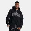 Hoodrich Men's Og Ritual Full-zip Hoodie In Black/white