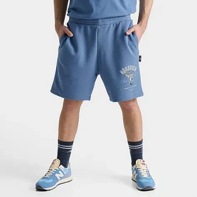 Hoodrich Men's Og Vital Shorts Size Xl Cotton In Coronet Blue/white/clear Sky