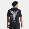 Hoodrich Men's Og Vital T-shirt In Black/white/clear Sky