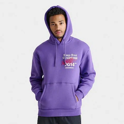 Hoodrich Men's Stamp Tag Pullover Hoodie In Purple