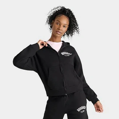 Hoodrich Women's Cherish Bling Full-zip Hoodie In Black