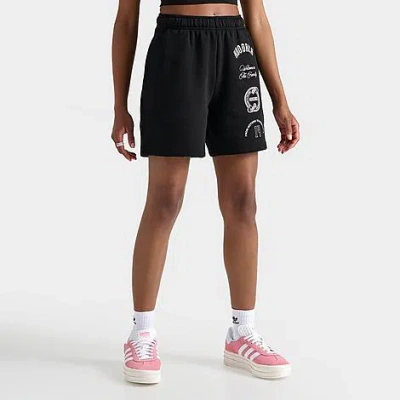 Hoodrich Women's Match Shorts Size Xl Cotton/polyester In Black