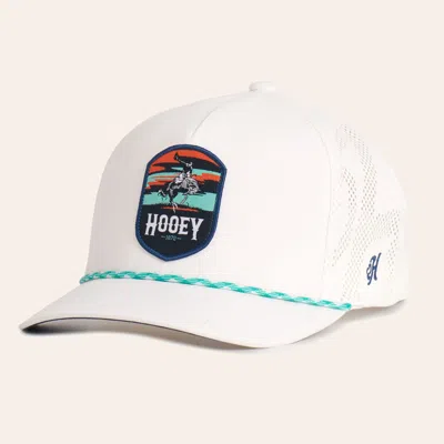 Hooey Cheyenne Patch White Curved Bill Cap