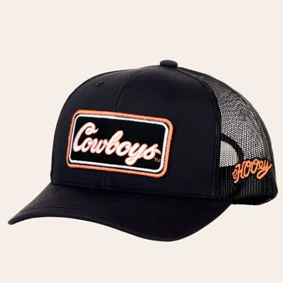 Hooey Collegiate Collection Black & Orange Oklahoma State Cowboys Logo Cap