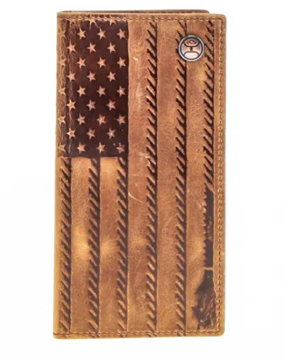 Hooey Liberty Roper Wallet In Tan In Yellow